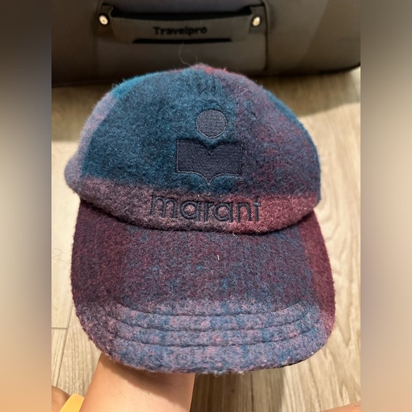 NWT Isabel Marant Purple wool Baseball Cap w/ Tags - Picture 1 of 5